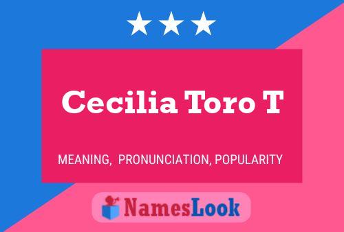 Cecilia Toro T Namensposter