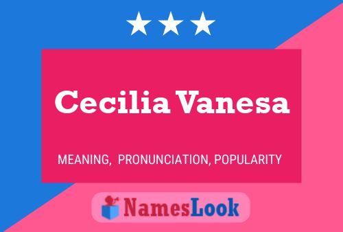 Cecilia Vanesa Namensposter