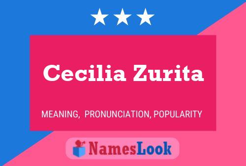 Cecilia Zurita Namensposter