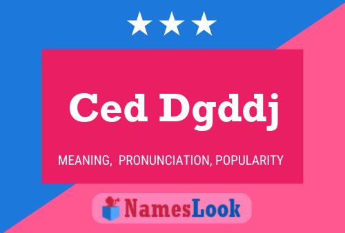 Ced Dgddj Namensposter