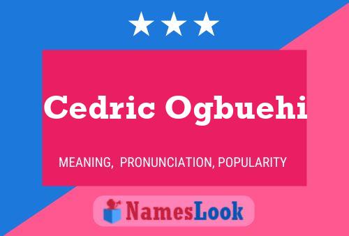 Cedric Ogbuehi Namensposter