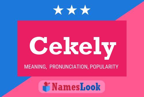 Cekely Namensposter