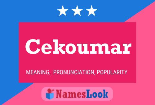 Cekoumar Namensposter