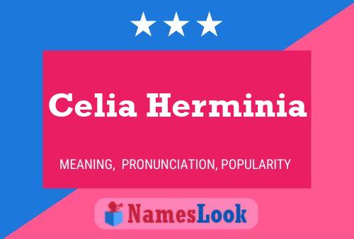 Celia Herminia Namensposter