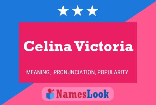 Celina Victoria Namensposter