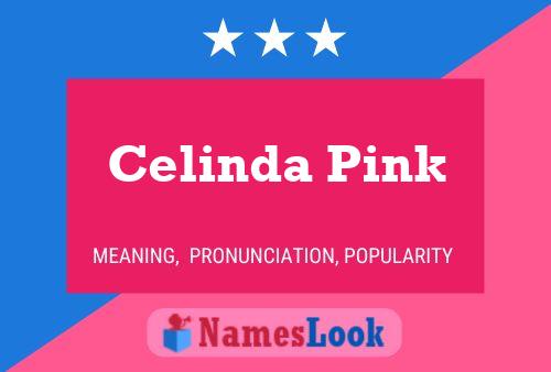 Celinda Pink Namensposter