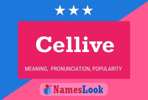 Cellive Namensposter