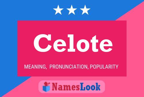 Celote Namensposter