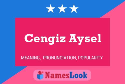 Cengiz Aysel Namensposter