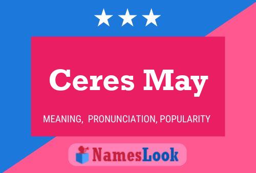 Ceres May Namensposter