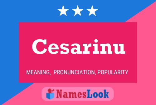 Cesarinu Namensposter