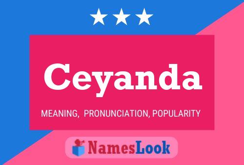 Ceyanda Namensposter