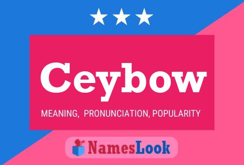 Ceybow Namensposter