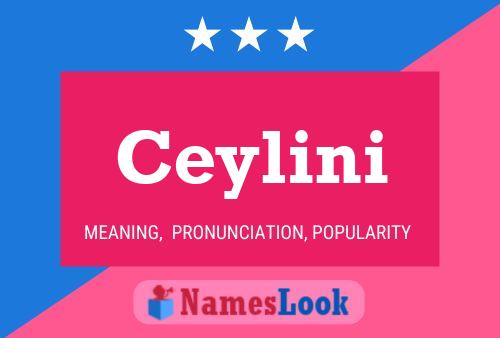 Ceylini Namensposter