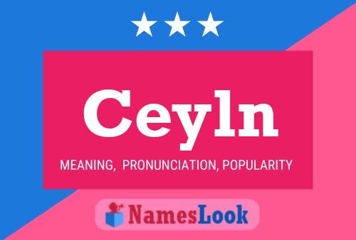 Ceyln Namensposter