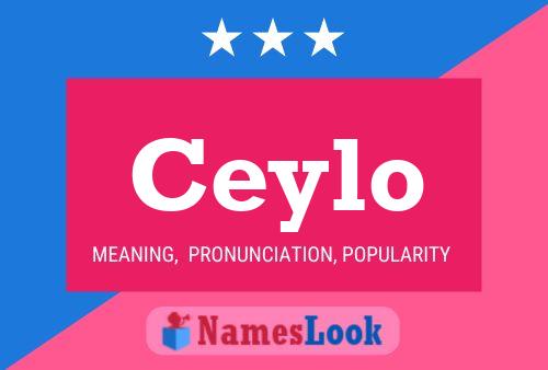 Ceylo Namensposter