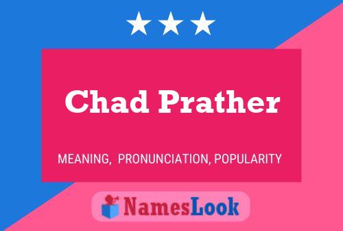 Chad Prather Namensposter