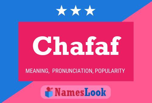 Chafaf Namensposter