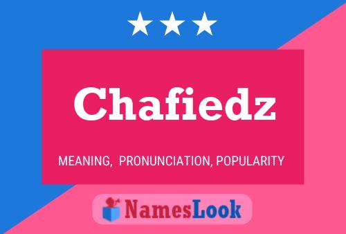 Chafiedz Namensposter