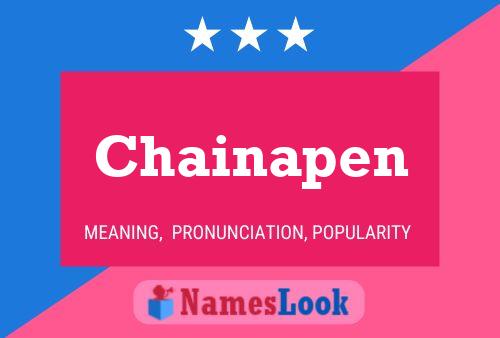 Chainapen Namensposter