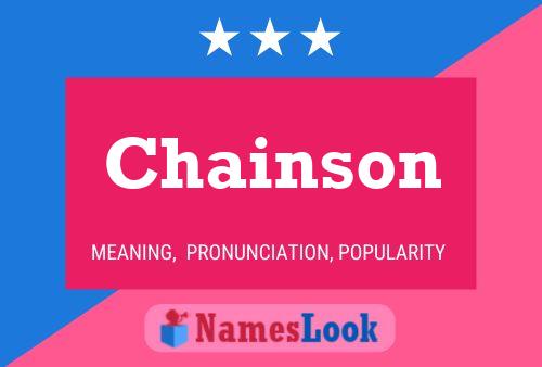 Chainson Namensposter