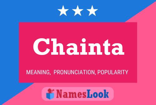 Chainta Namensposter