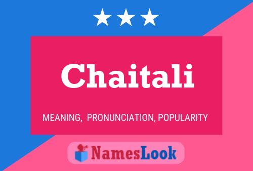 Chaitali Namensposter