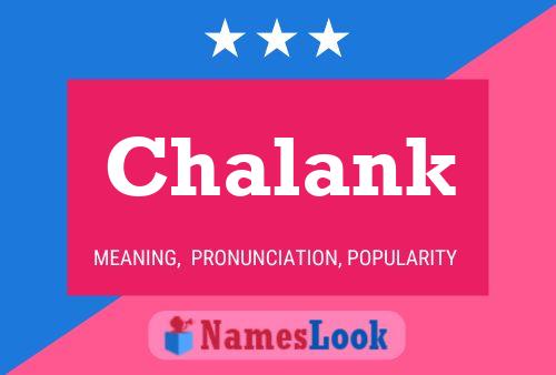 Chalank Namensposter