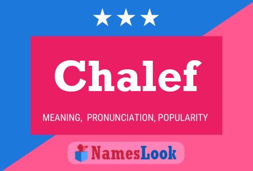 Chalef Namensposter