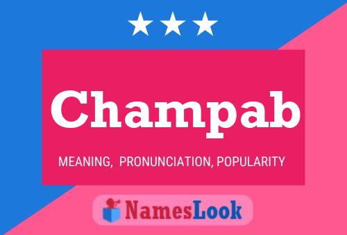 Champab Namensposter