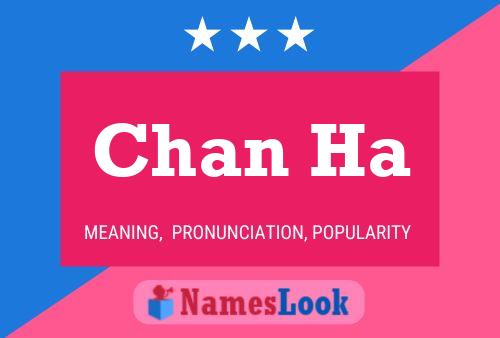 Chan Ha Namensposter