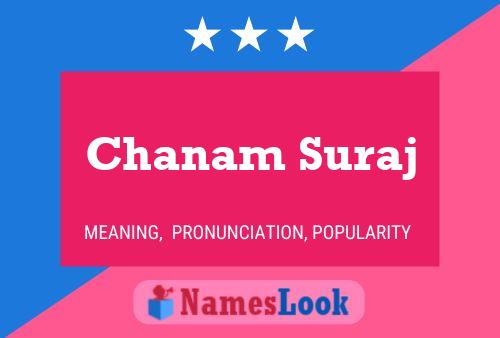 Chanam Suraj Namensposter