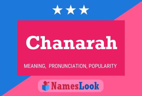 Chanarah Namensposter