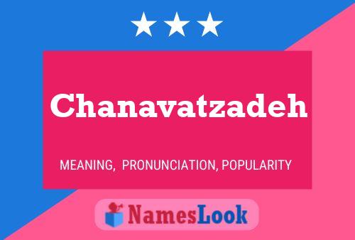 Chanavatzadeh Namensposter