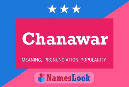 Chanawar Namensposter