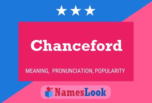 Chanceford Namensposter