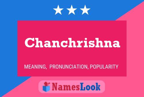 Chanchrishna Namensposter