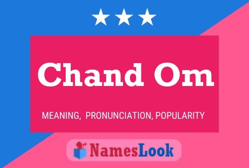 Chand Om Namensposter