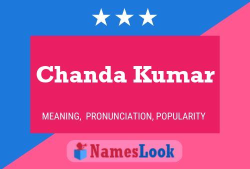 Chanda Kumar Namensposter