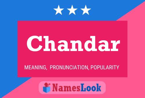 Chandar Namensposter