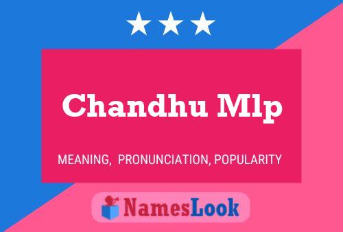 Chandhu Mlp Namensposter