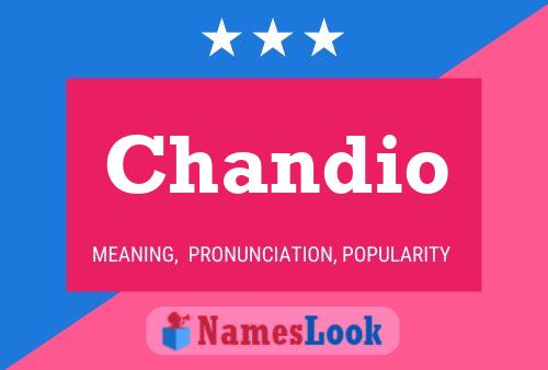 Chandio Namensposter