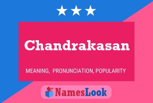 Chandrakasan Namensposter