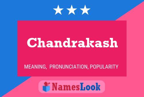 Chandrakash Namensposter