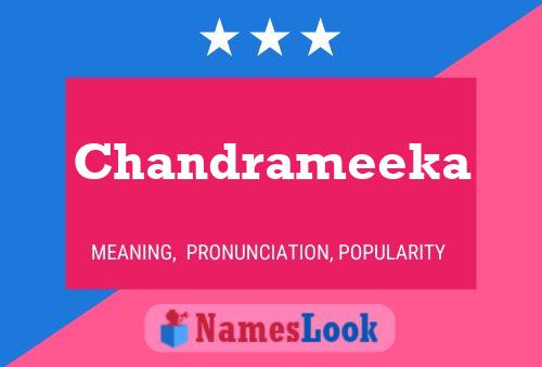 Chandrameeka Namensposter