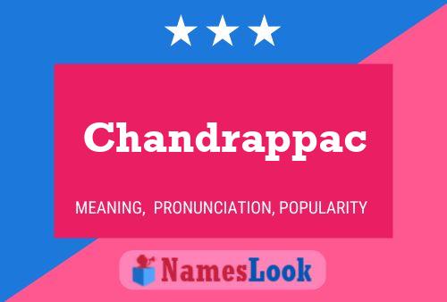 Chandrappac Namensposter