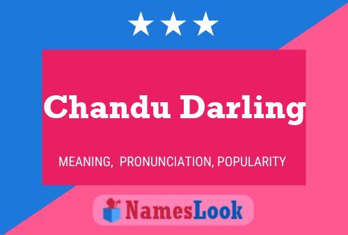 Chandu Darling Namensposter