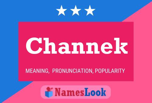 Channek Namensposter