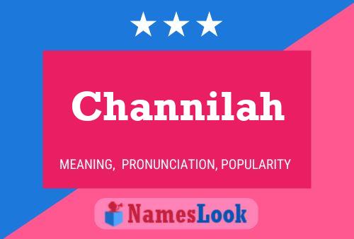 Channilah Namensposter