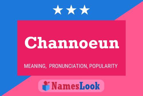 Channoeun Namensposter